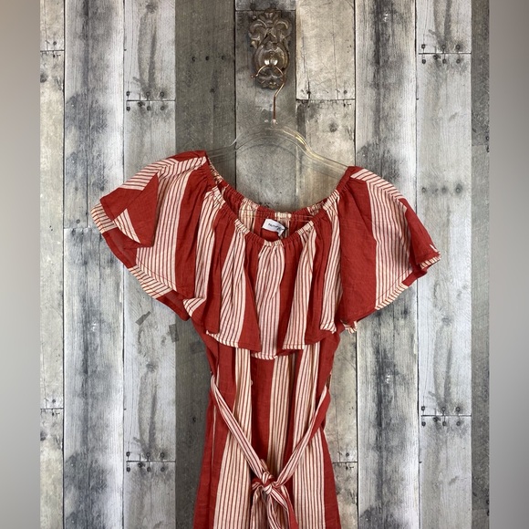 NWT Faithful The Brand Amalfi Dress in Picnic Stripe Pint Size Small. - Picture 4 of 16